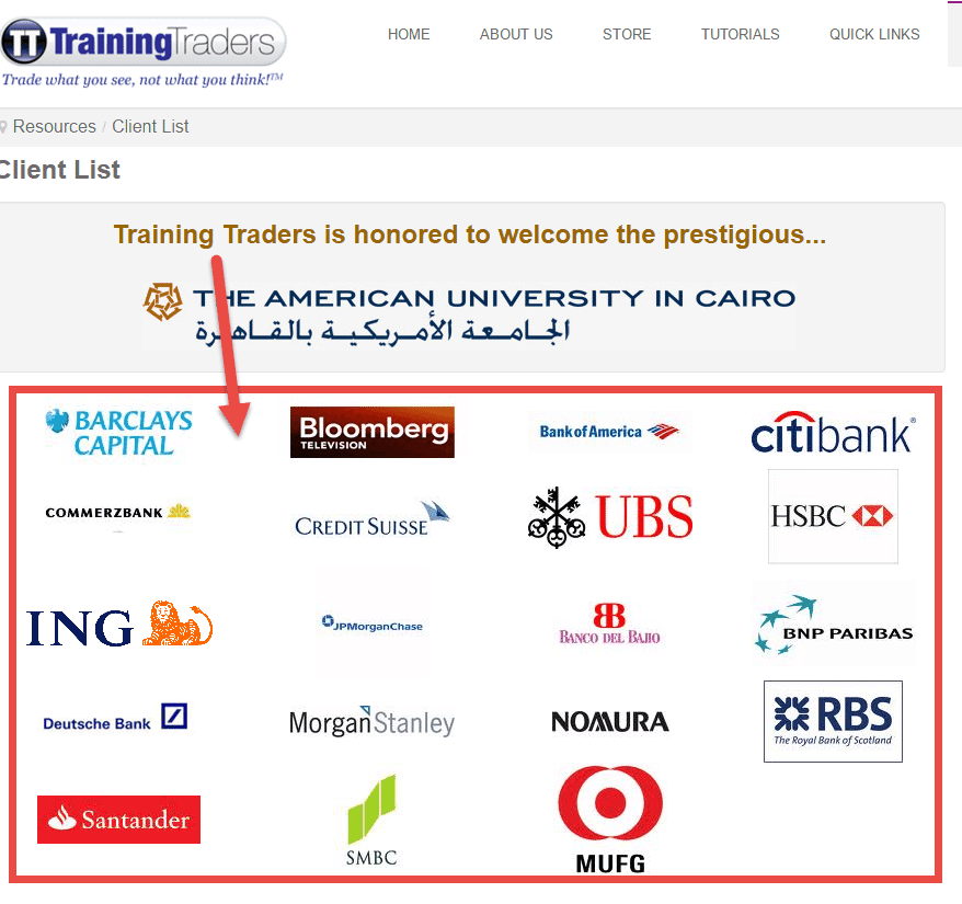 Trading Traders Client List